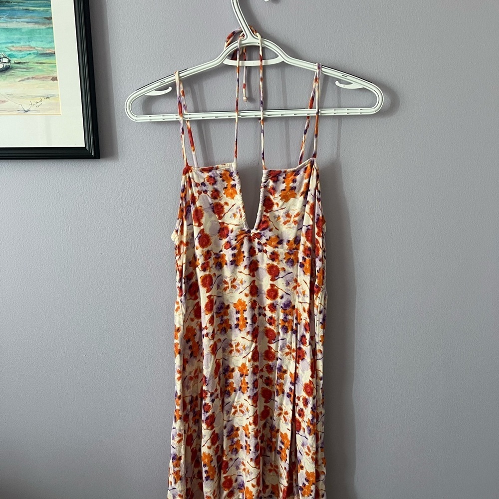 Aerie Floral Strappy Dress